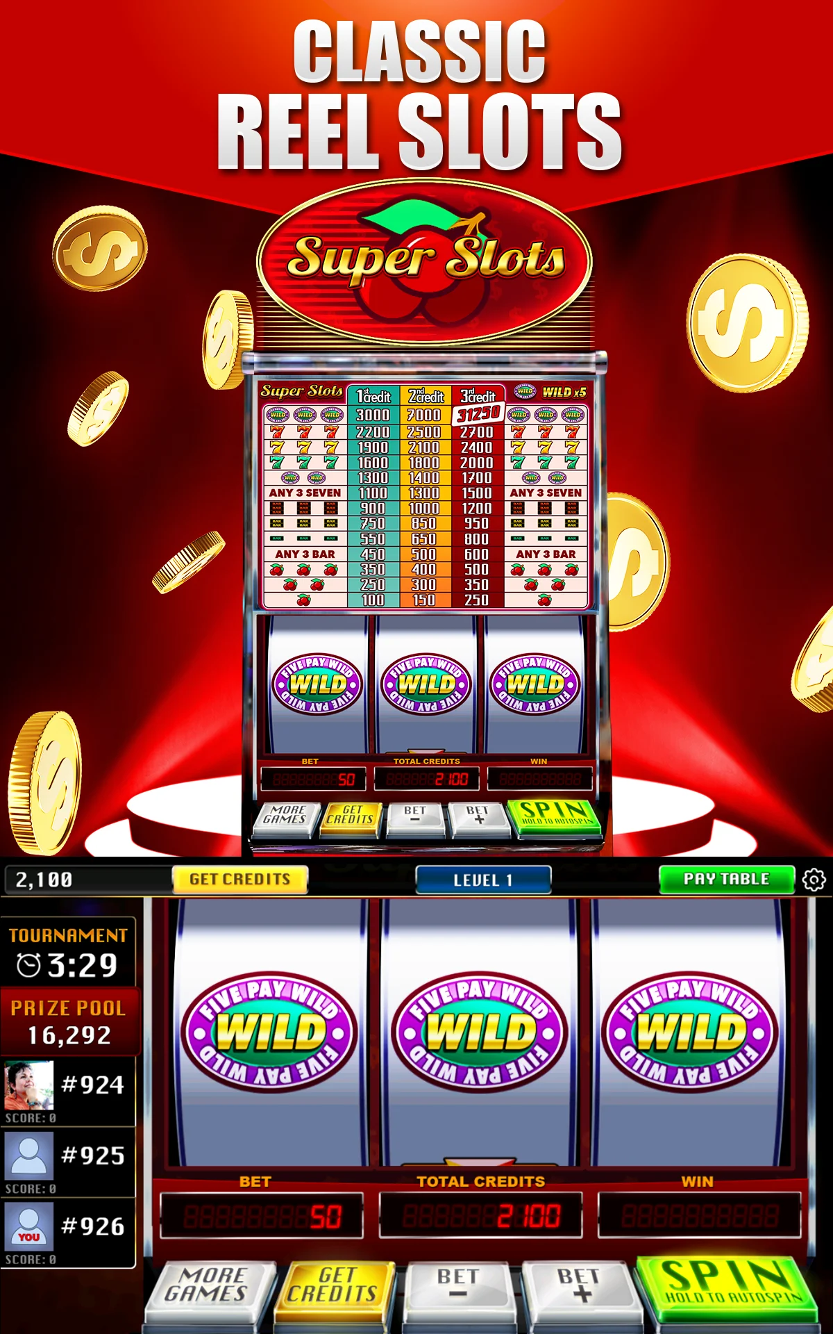 Las vegas free play slots
